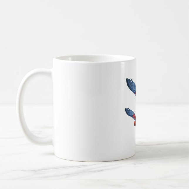 Caneca De Café E é para Eclectus Parrot (Esquerda)