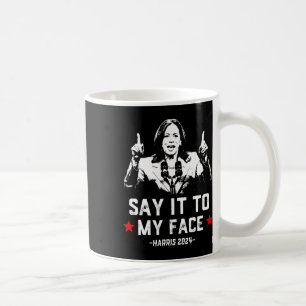 Caneca De Café É Engraçado Votar Kamala Harris Para Pressi
