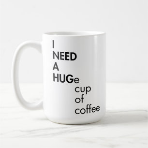 Caneca De Café É ENORME Mas Estou Acostumado Com Isso Engraçado