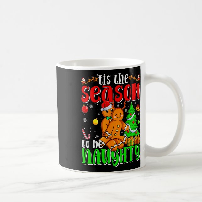 Caneca De Café É Época de Ser Malandro Natal Biscoito de Gengibre (Direita)