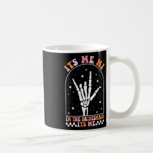 Caneca De Café É Eu Hi Sou A Dama De Honra Retro Despedida de Sol
