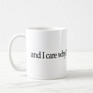 Caneca De Café E eu importo-me porque?