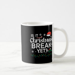 Caneca De Café É Férias de Natal Ainda Piadas de Natal Professor