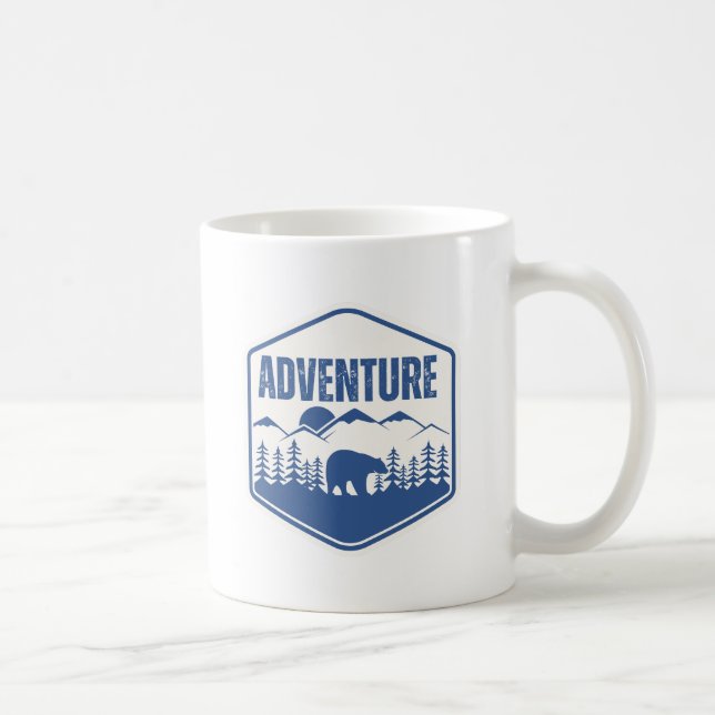Caneca De Café é hora da aventura, amantes da Aventura (Direita)
