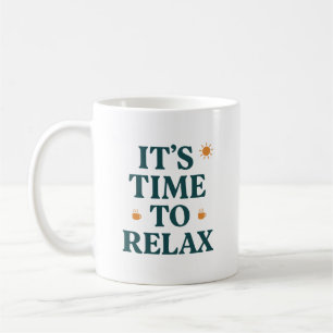 Caneca De Café É Hora de Relaxar