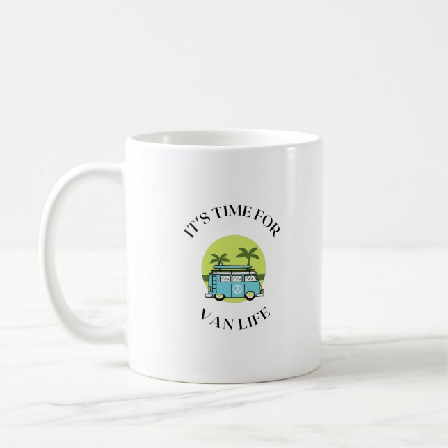 CANECA DE CAFÉ É HORA DE VANLIFE (Esquerda)