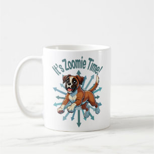 Caneca De Café É hora do Zoomie Boxer