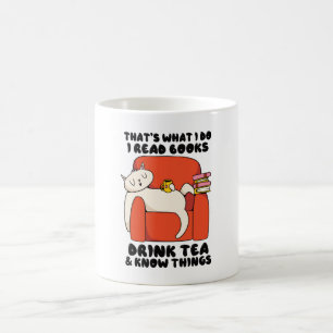 Caneca De Café É isso que eu leio livros bebendo chá sabe de algo