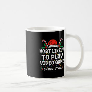 Caneca De Café É Mais Provável Jogar Vídeo Em Papais noeis De Nat