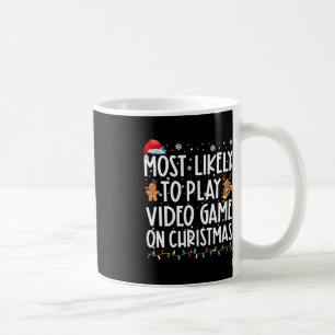 Caneca De Café É Mais Provável Jogar Videos games No Natal