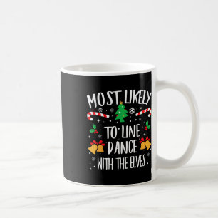 Caneca De Café É Mais Provável Que A Dança Estenda Com Os Elfos C
