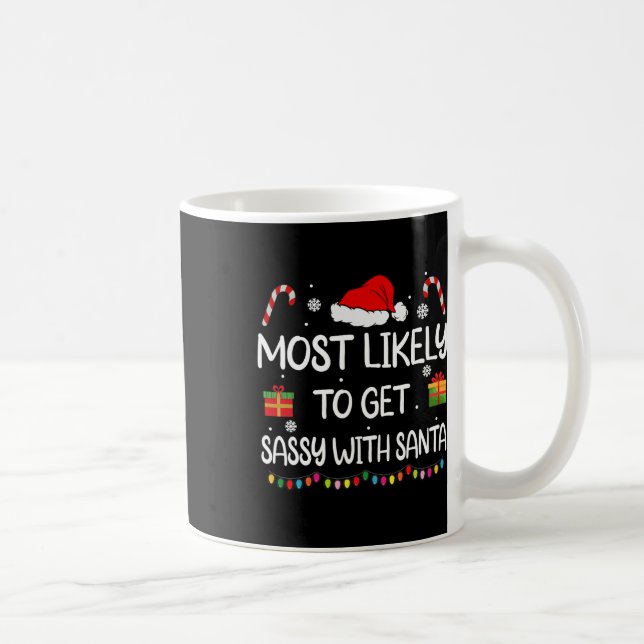 Caneca De Café É Mais Provável Que Fique Com Papais noeis Engraça (Direita)
