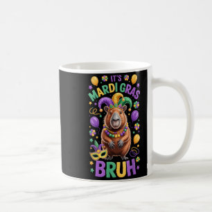 Caneca De Café É Mardi Gras Bruh Meme Capybara Mardi Gras