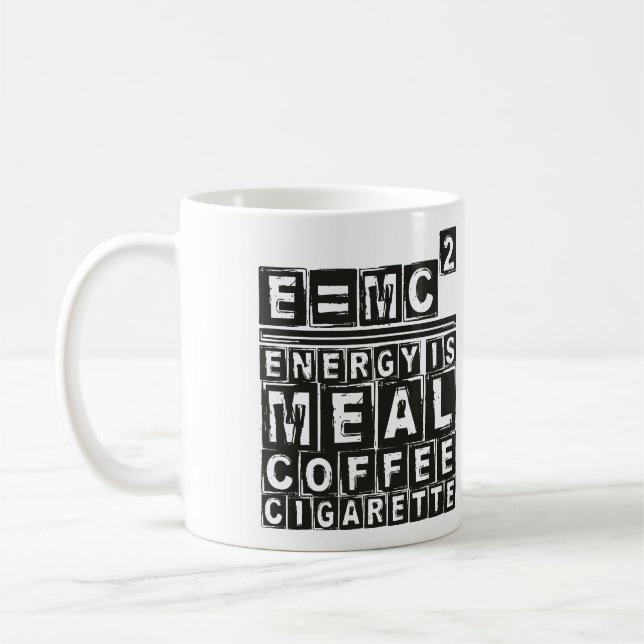 Caneca De Café E=mc² (Esquerda)