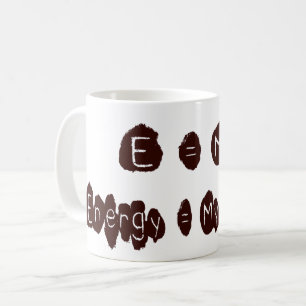 CANECA DE CAFÉ E = MC2