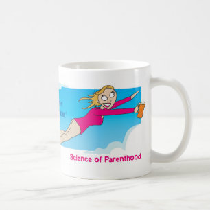 Caneca De Café E=MC2: Cafeína de Energy=Mom x esquadrada!