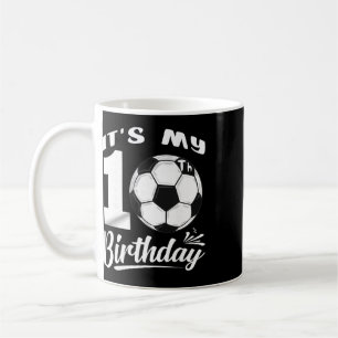 Caneca De Café É Meu 10º Aniversário Jogador de Futebol 10 Festa 