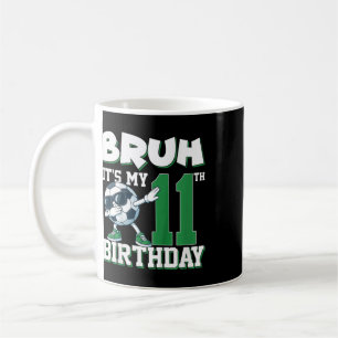 Caneca De Café É Meu 11º Aniversário Menino Futebol 11 Anos
