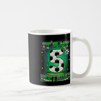 Caneca De Café É Meu 5º Aniversário Futebol Masculino 5 Anos De I