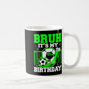 Caneca De Café É meu 6º aniversário, divertido menino de aniversá