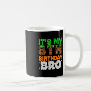 Caneca De Café É Meu 8º Aniversário Bro Pixel Game Menino de 8 An