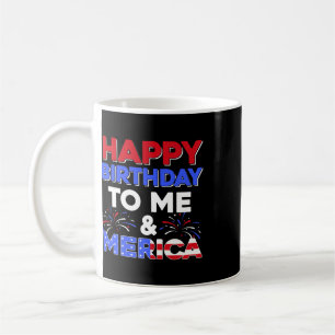 Caneca De Café É Meu Aniversário 4 de Julho Dia da Independência