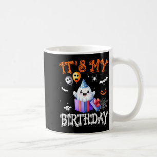 Caneca De Café É Meu Aniversário Fantasma Feliz Aniversário De Ha