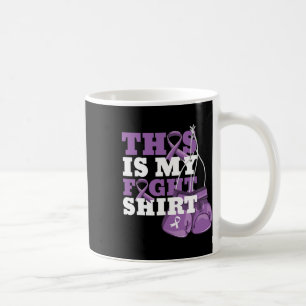 Caneca De Café É Minha Luta Alzheimerheimer Lutador Apoio Forte