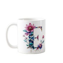 E Mug de café - Design floral para doação