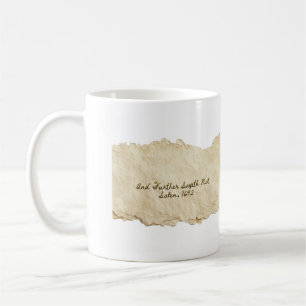 Caneca De Café E Não Diz Mais Salem, 1692