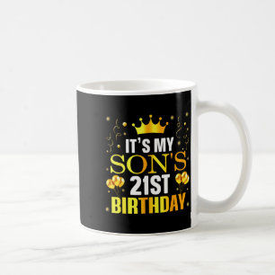 Caneca De Café É o 21º aniversário do meu filho Feliz aniversário