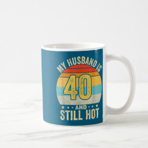 Caneca De Café E o 40º Aniversário do Marido Marido 40