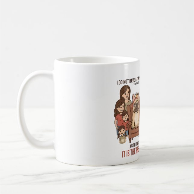 Caneca De Café É o Design do Filho Favorito Frenchie (Esquerda)