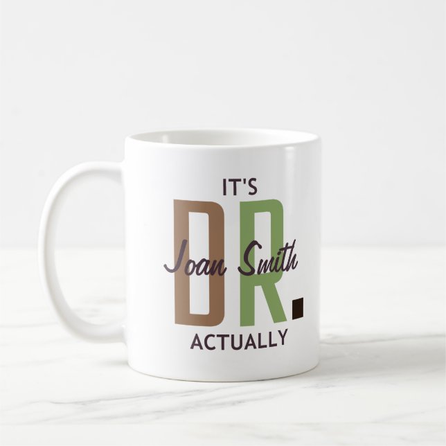 Caneca De Café É o Dr. Realmente (Personalizado) (Esquerda)