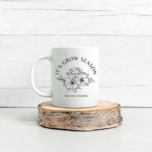 Caneca De Café É o Grow Season Bloom
