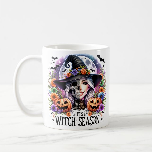 Caneca De Café É o Halloween Mug da Época das Bruxas (Esquerda)