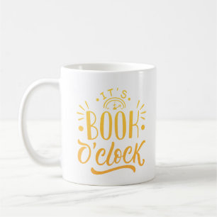 CANECA DE CAFÉ É O LIVRO O'CLOCK