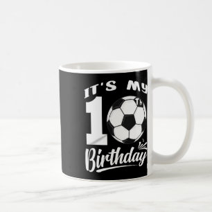Caneca De Café É o meu 10º aniversário jogador de futebol 10 fest