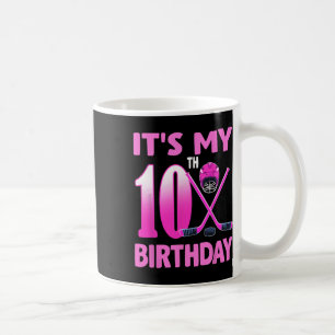 Caneca De Café É o Meu 10º Aniversário Menina Hóquei no Gelo 10 A