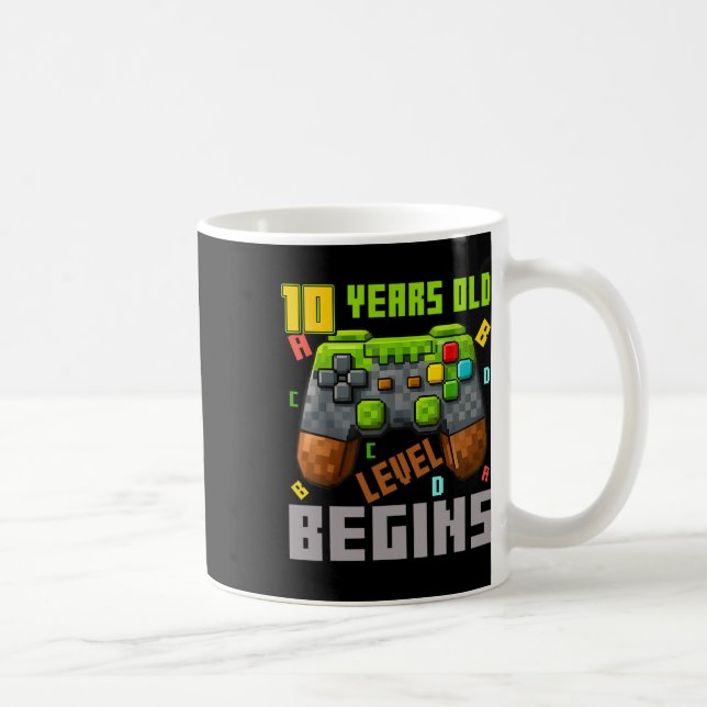 Caneca De Café É o meu 10º aniversário Pixel Gaming Controller 10 (Direita)