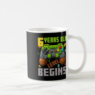 Caneca De Café É o meu 6º aniversário Pixel Gaming Controller 6 A