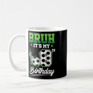 Caneca De Café É o meu 8º aniversário Menino Fã de Esportes 8 Ano