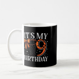 Caneca De Café É o meu aniversário de 9 anos Sketll Festa de aniv