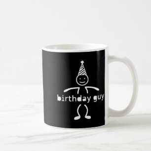 Caneca De Café É o Meu Aniversário Sorriso Face Stick Birt Divert
