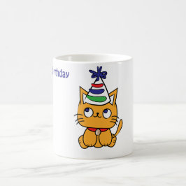 Caneca De Café É o meu gato de aniversário