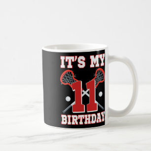 Caneca De Café É o meu jogador de Lacrosse, meu 11 Aniversário de