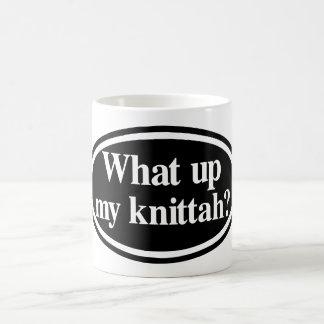 Caneca De Café E O Meu Knittah? Coffee Mug