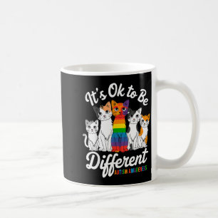 Caneca De Café É Ok Para Ser Diferente Quebra-Cabeça de Gato Fofo