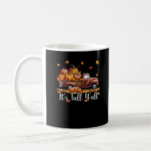 Caneca De Café É outono, "Pumpkin Autumn Tree Hello Fall Min"