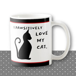 Caneca De Café É Pawsome! Diversão para Amantes de Gatos 